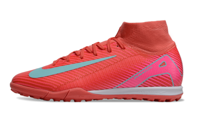 Nike Air Zoom Mercurial Superfly 10 Elite TF Football Shoes - Red/Jade/Pink