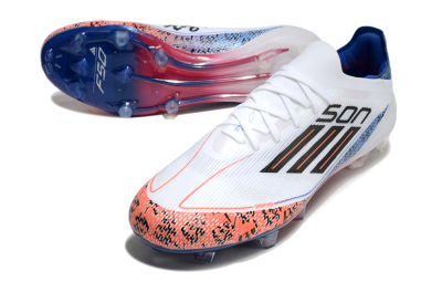 Adidas F50 Elite FG Football Boots - White/Red/Blue
