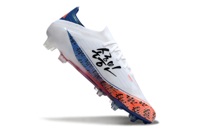 Adidas F50 Elite FG Football Boots - White/Red/Blue