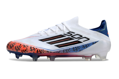Adidas F50 Elite FG Football Boots - White/Red/Blue