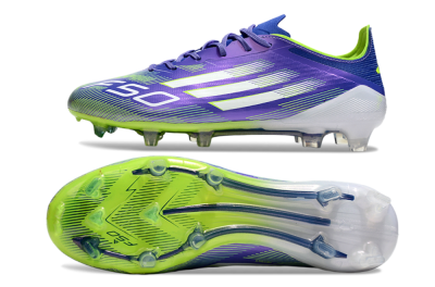 Adidas F50 Elite FG Football Boots - Purple/Yellow/White