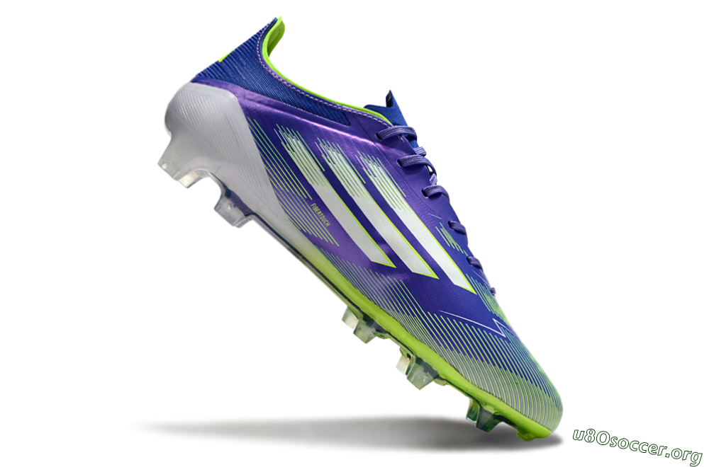 Adidas F50 Elite FG Football Boots - Purple/Yellow/White 4
