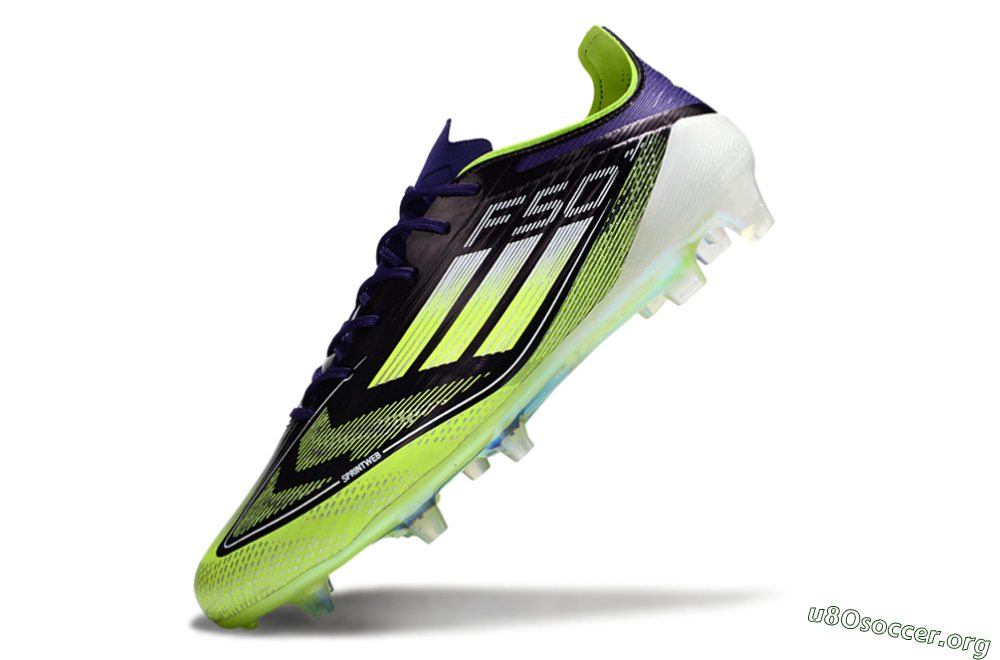 Adidas F50 Elite FG Football Boots - Purple/Yellow/White 5