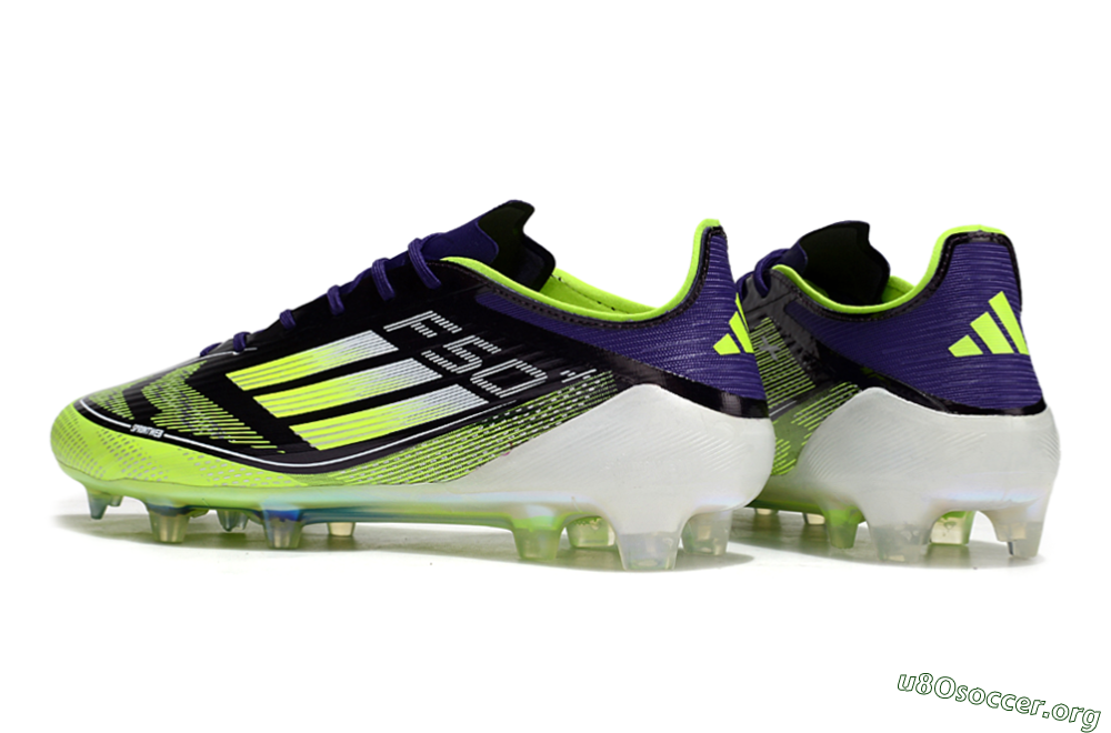 Adidas F50 Elite FG Football Boots - Purple/Yellow/White 6