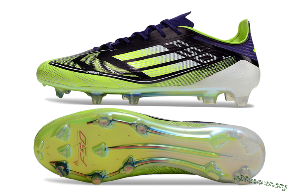 Adidas F50 Elite FG Football Boots - Purple/Yellow/White 1