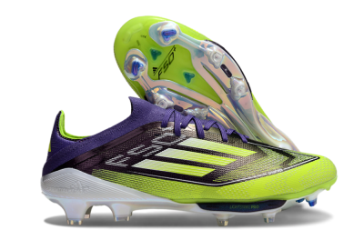 Adidas F50+ Elite Lightstrike Pro FG Football Boots - Purple/Yellow/White