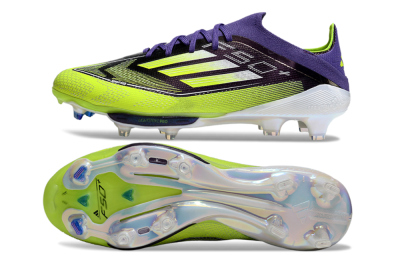 Adidas F50+ Elite Lightstrike Pro FG Football Boots - Purple/Yellow/White
