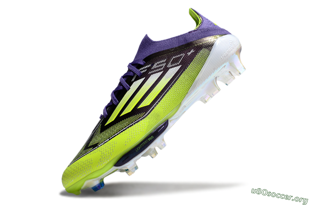 Adidas F50+ Elite Lightstrike Pro FG Football Boots - Purple/Yellow/White 5