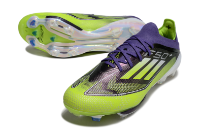 Adidas F50+ Elite Lightstrike Pro FG Football Boots - Purple/Yellow/White