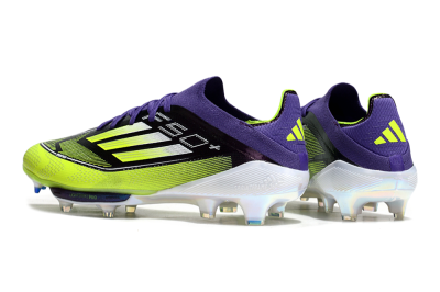 Adidas F50+ Elite Lightstrike Pro FG Football Boots - Purple/Yellow/White