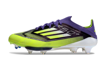 Adidas F50+ Elite Lightstrike Pro FG Football Boots - Purple/Yellow/White