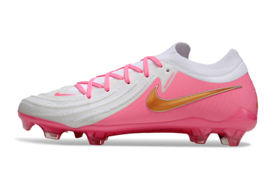 Nike Phantom GX Elite FG Football Boots - White/Pink/Gold