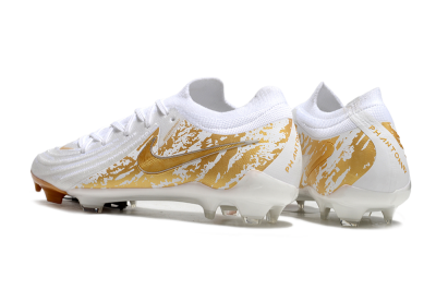 Nike Phantom GX Elite FG Football Boots - White/Gold