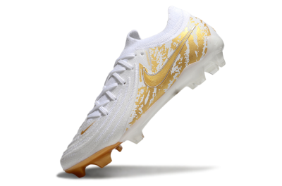 Nike Phantom GX Elite FG Football Boots - White/Gold