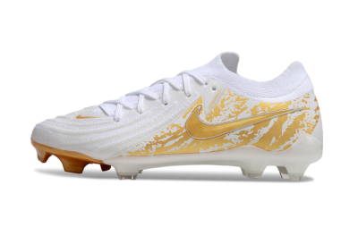 Nike Phantom GX Elite FG Football Boots - White/Gold