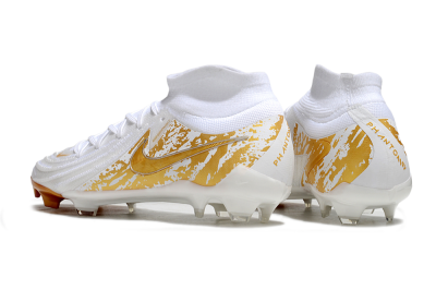 Nike Phantom Luna Elite NU FG Football Boots - White/Gold