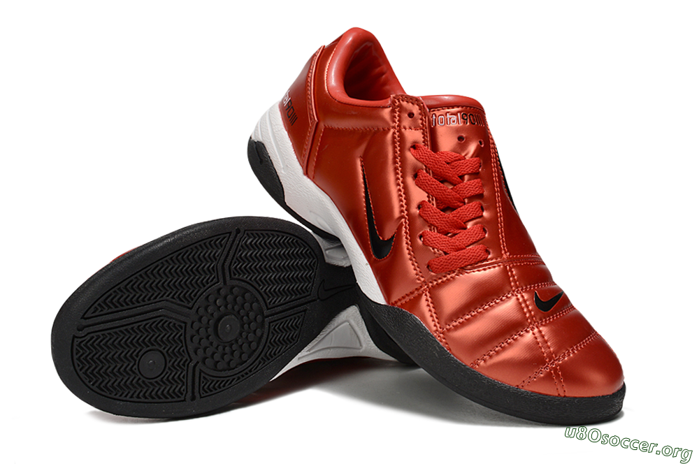 Nike Total 90 II IC Football Shoes - Red/White/Black 4