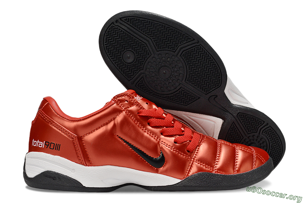 Nike Total 90 II IC Football Shoes - Red/White/Black 2