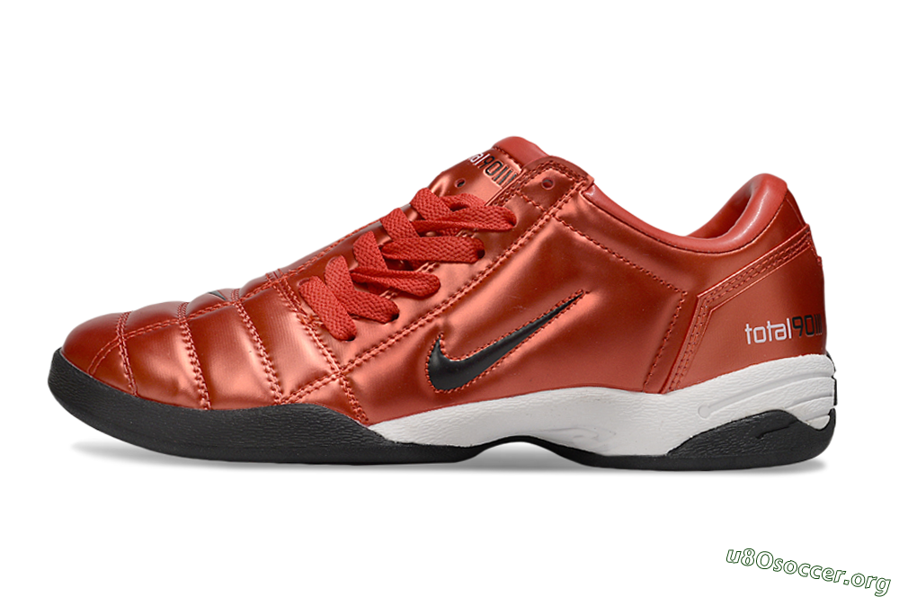 Nike Total 90 II IC Football Shoes - Red/White/Black 3