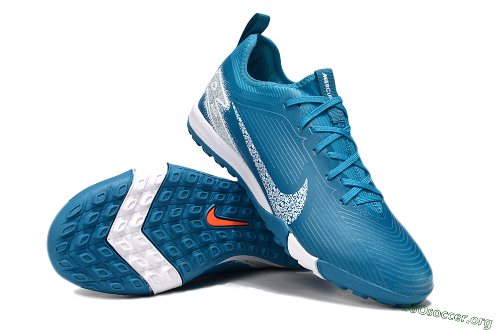 Nike Air Zoom Mercurial Vapor 16 Pro TF Football Shoes - Blue/White 4