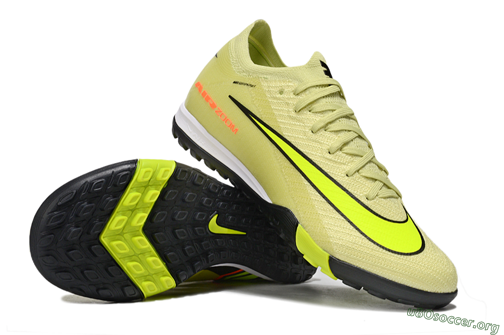 Nike Air Zoom Mercurial Vapor 16 Elite TF Football Shoes - Brown/Yellow/Black 1