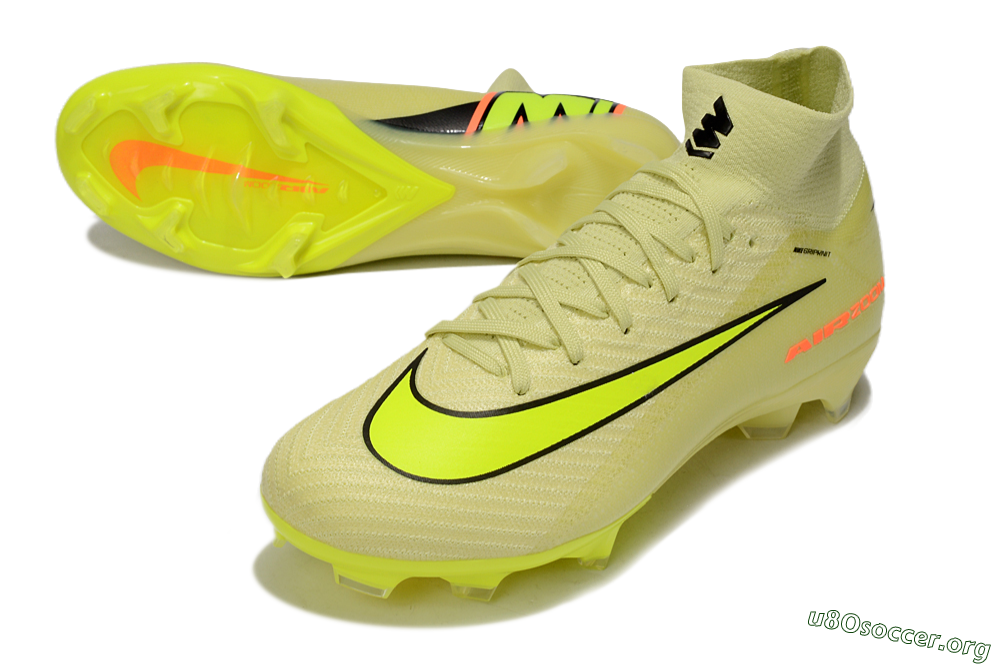 Nike Air Zoom Mercurial Superfly 10 Elite FG Football Boots - Brown/Yellow/Black 0