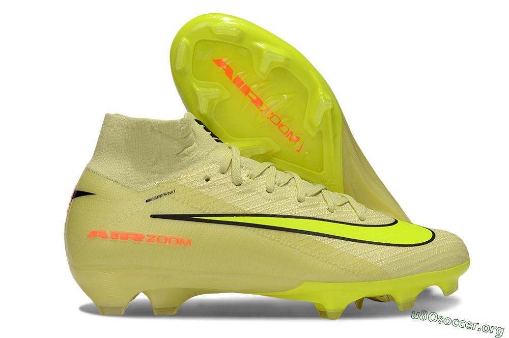Nike Air Zoom Mercurial Superfly 10 Elite FG Football Boots - Brown/Yellow/Black 2