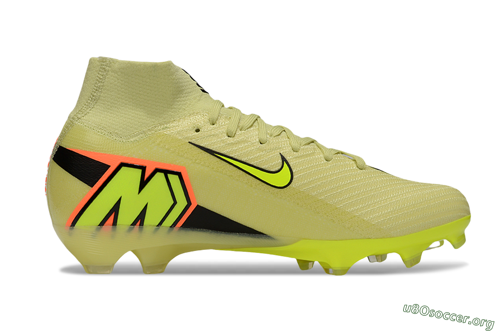 Nike Air Zoom Mercurial Superfly 10 Elite FG Football Boots - Brown/Yellow/Black 5
