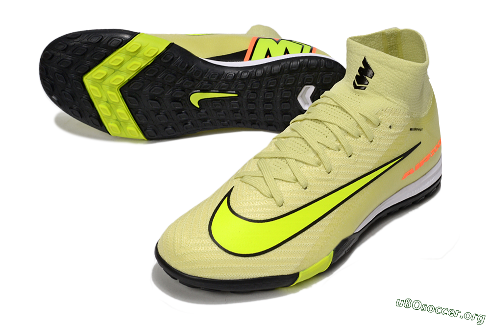 Nike Air Zoom Mercurial Superfly 10 Elite TF Football Shoes - Brown/Yellow/Black 0