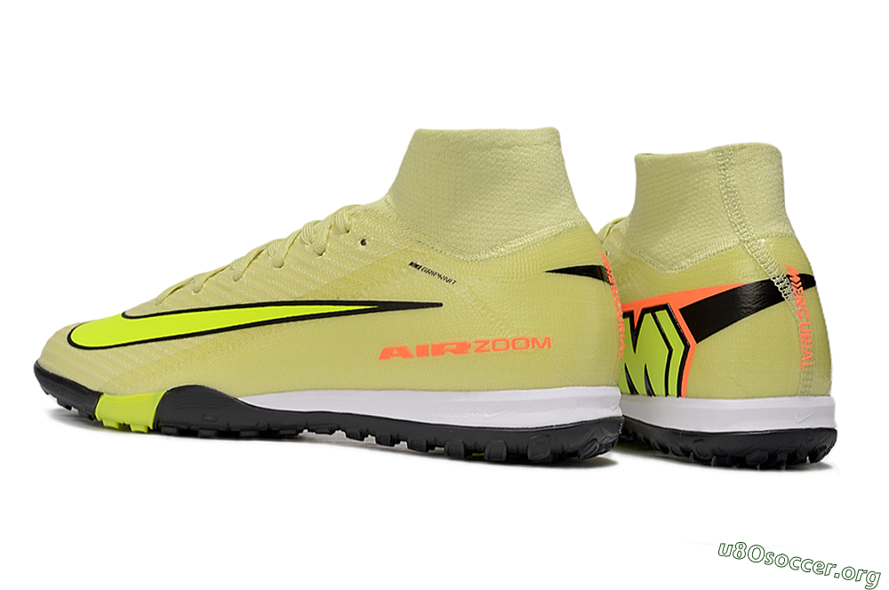 Nike Air Zoom Mercurial Superfly 10 Elite TF Football Shoes - Brown/Yellow/Black 4