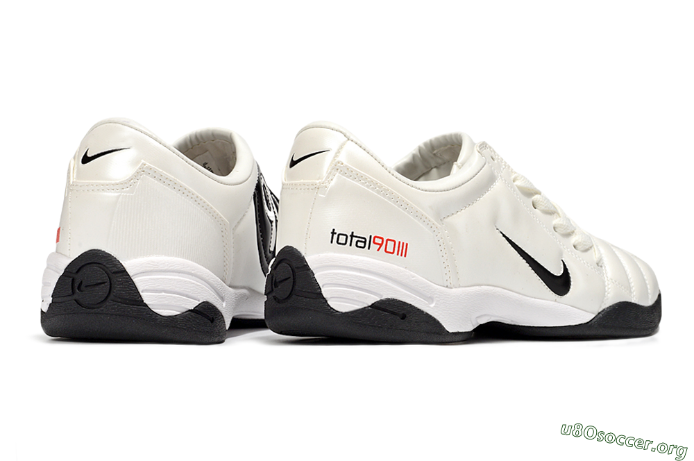 Nike Total 90 II IC Football Shoes - Beige/Black/White 7