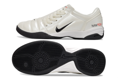 Nike Total 90 II IC Football Shoes - Beige/Black/White