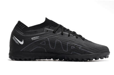 Nike Air Zoom Mercurial Vapor 16 Elite TF Football Shoes - Black/White/Yellow