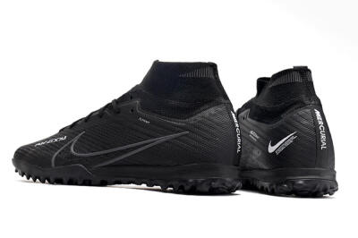 Nike Air Zoom Mercurial Superfly 10 Elite TF Football Shoes - Black/White/Yellow