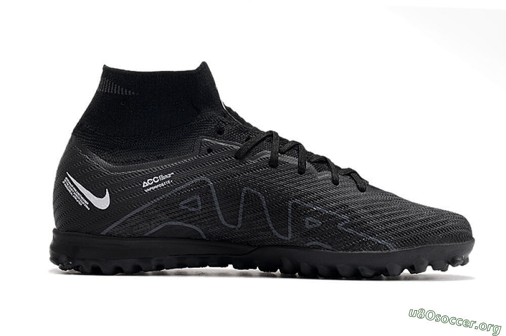 Nike Air Zoom Mercurial Superfly 10 Elite TF Football Shoes - Black/White/Yellow 5