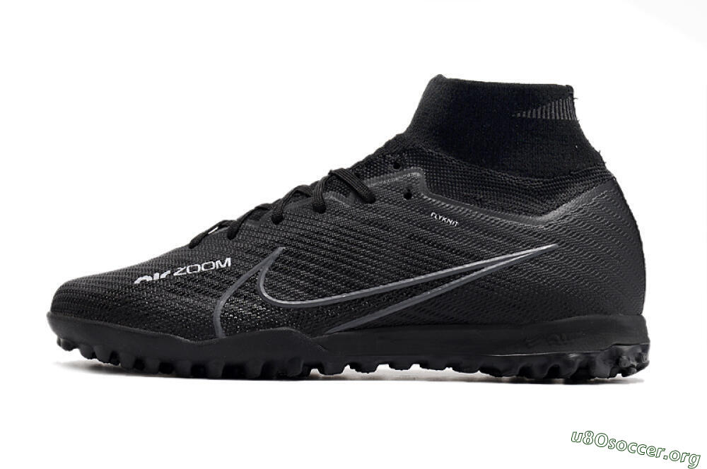 Nike Air Zoom Mercurial Superfly 10 Elite TF Football Shoes - Black/White/Yellow 3
