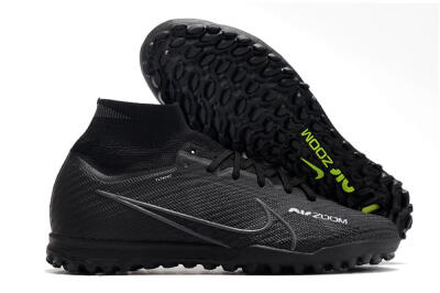 Nike Air Zoom Mercurial Superfly 10 Elite TF Football Shoes - Black/White/Yellow