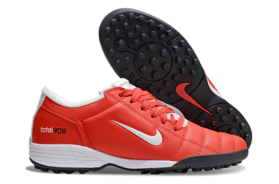 Nike Total 90 II TF Football Shoes - Red/White/Black