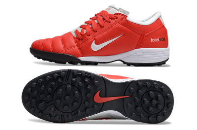 Nike Total 90 II TF Football Shoes - Red/White/Black