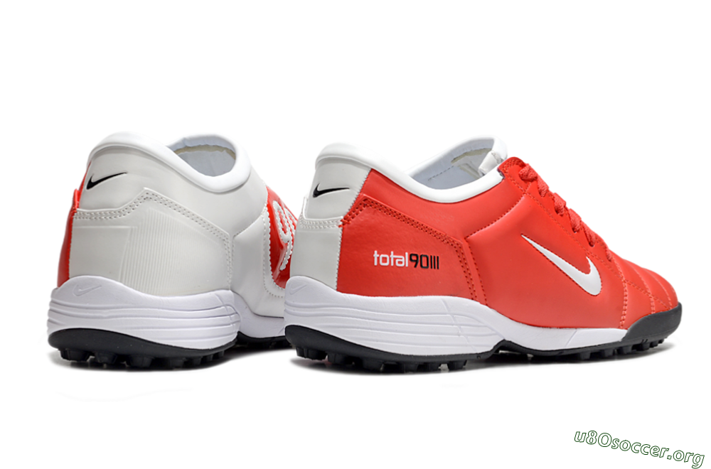 Nike Total 90 II TF Football Shoes - Red/White/Black 6