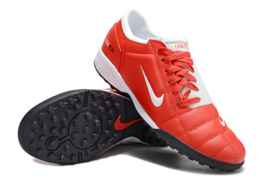 Nike Total 90 II TF Football Shoes - Red/White/Black