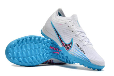 Nike Air Zoom Mercurial Vapor 16 Elite TF Football Shoes - White/Red/Blue