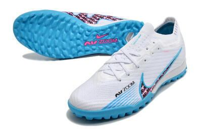 Nike Air Zoom Mercurial Vapor 16 Elite TF Football Shoes - White/Red/Blue