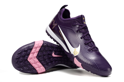 Nike Air Zoom Mercurial Vapor 16 Pro TF Football Shoes - Purple/White/Gold