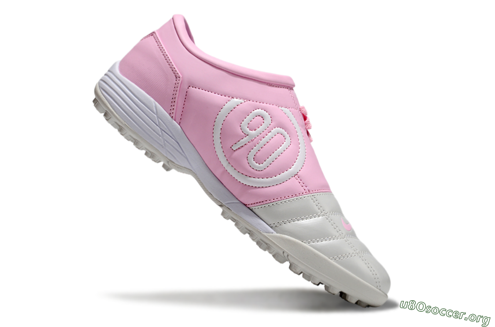 Nike Total 90 II TF Football Shoes - Beige/Pink/White 4