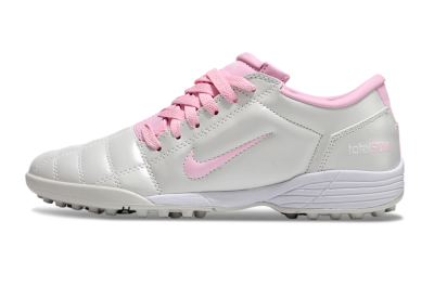 Nike Total 90 II TF Football Shoes - Beige/Pink/White
