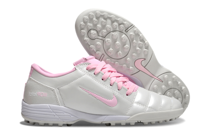 Nike Total 90 II TF Football Shoes - Beige/Pink/White