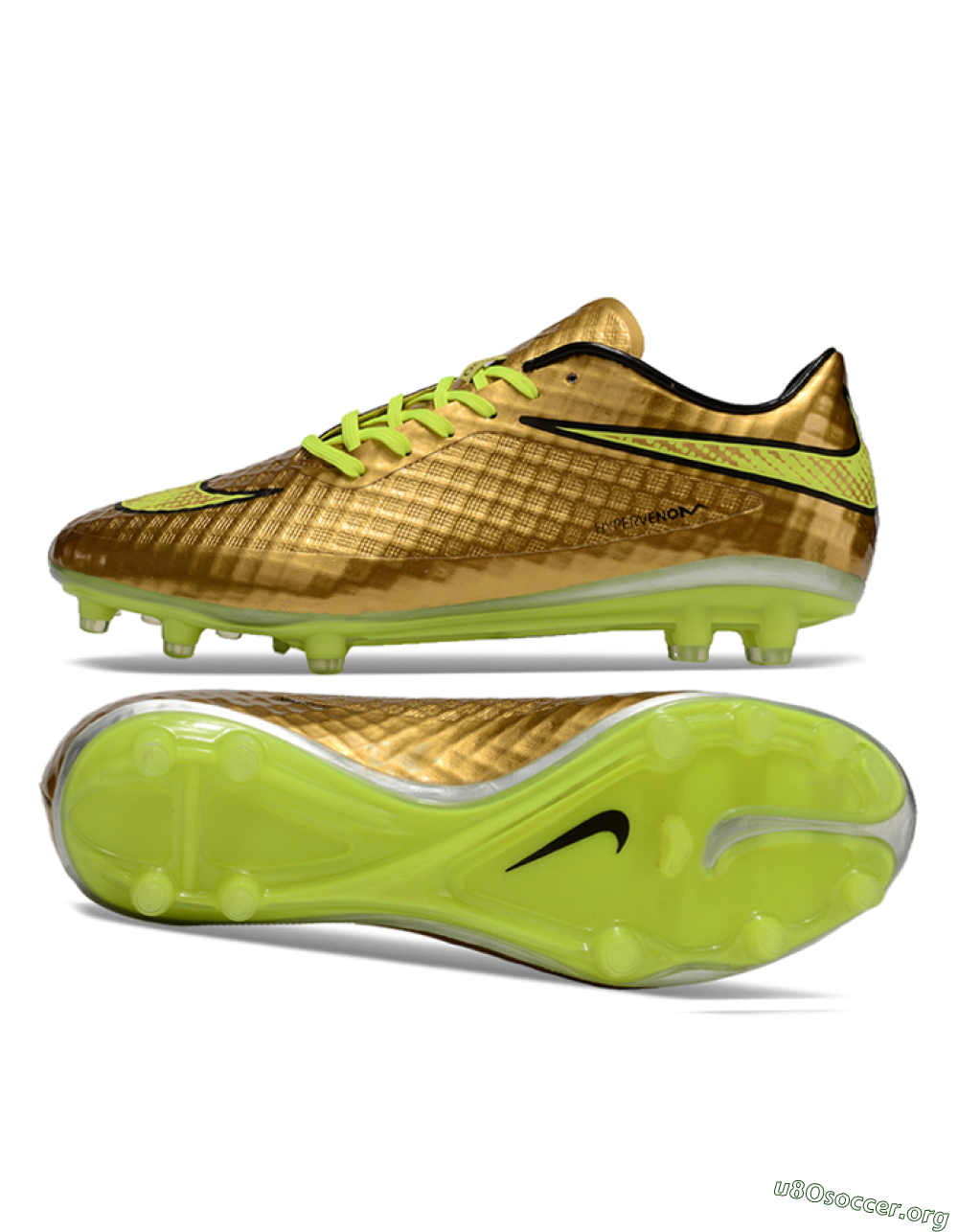 Nike Hypervenom Phantom FG Football Boots - Gold/Yellow/Black 1
