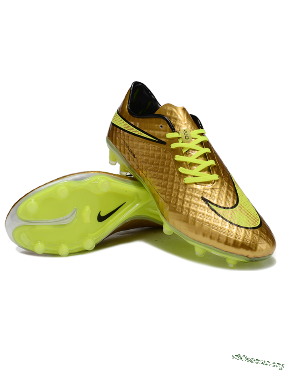 Nike Hypervenom Phantom FG Football Boots - Gold/Yellow/Black 3