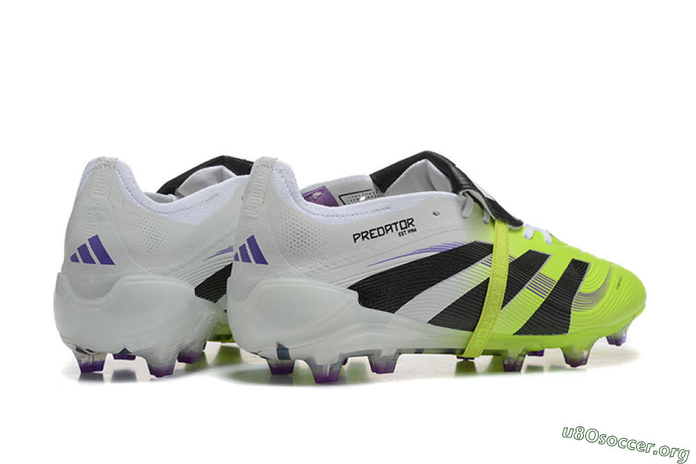Adidas Predator 25 Elite Foldover Tongue FG Football Boots - Yellow/Black 9